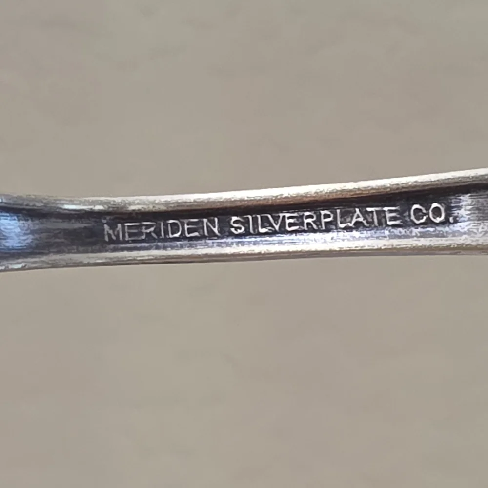 Vintage Meridian Silverplate Co FIRST LADY Serving Spoon Shovel and Fork Set